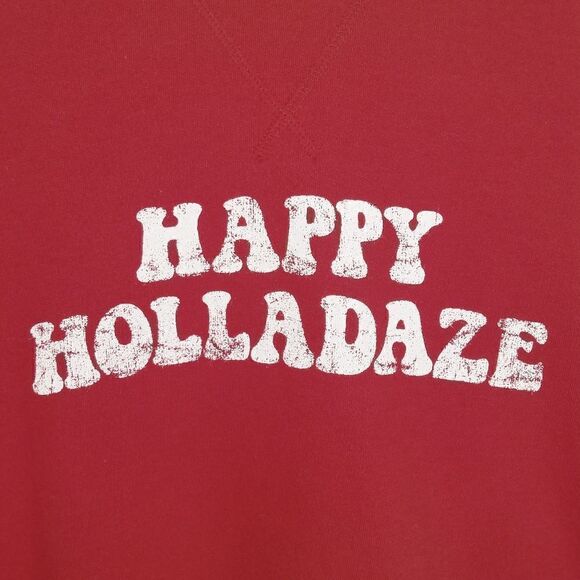 True Craft "Happy Holladaze" Christmas Sweatshirt - Picture 2 of 6